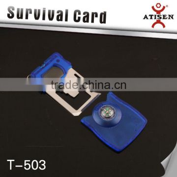 Army Multi Tool Survival Card with Compass