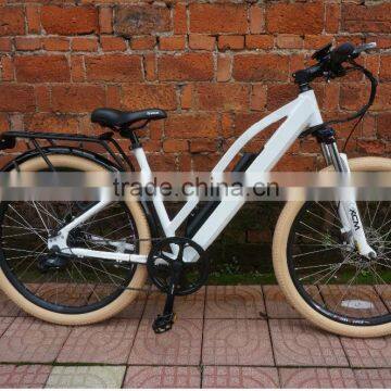 popular 26 inch bafang motor no foldable electric city bike with lithium battery power