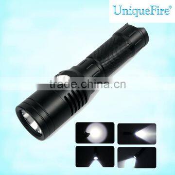 UniqueFire tactical flashlight 1200 rechargable 10w led torch with usb charger