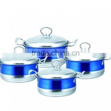 LYJSD 4sets Stainless Steel Cookware Set