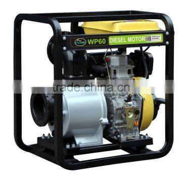 6inch DP60 Electric start with big fuel tank diesel water pump set