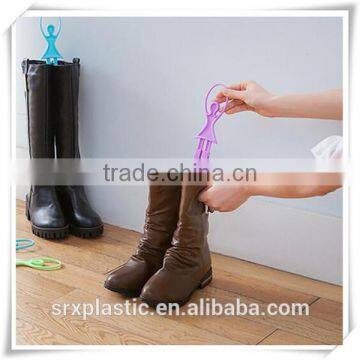 Promotional PINK pp shoe tree racks reactable boot and shoes rack bracket, living furniture plastic shoe racks