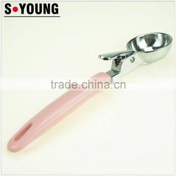 42160 Hot Sale Zinc Alloy Icecream Spoon Stainless Steel Ice Cream Spoon photo-3