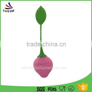 Promotional Gift Strawberry Shaped Silicone Tea Strainer/infuser photo-2