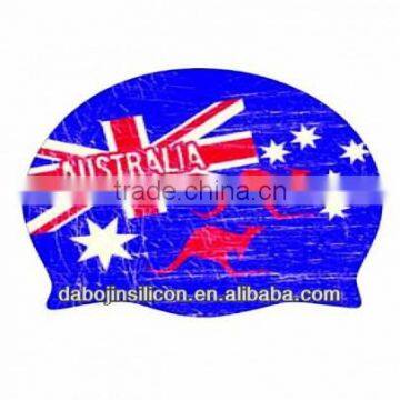 Canada Country Flag Headphone Pattern Swim Cap Swimming Cap photo-2