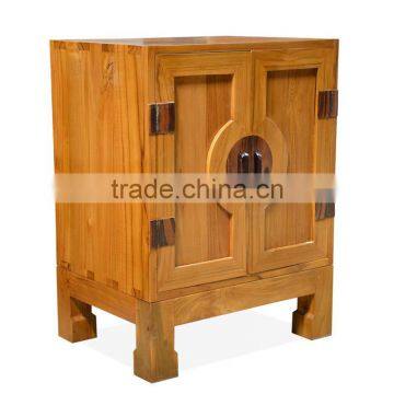 Cabinet Oriental Small Natural Colour Teak Wood Furniture, Oriental Wooden Furniture Handmade From Indonesia photo-3