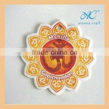 Wholesale Fragrance Paper Air Freshener Customized Shape Scented Paper Air Freshener for Car photo-2