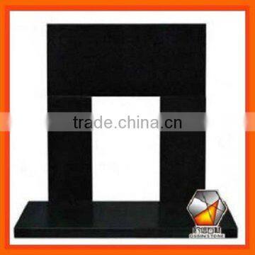 High Polished Edges Black Granite Panels & Hearths