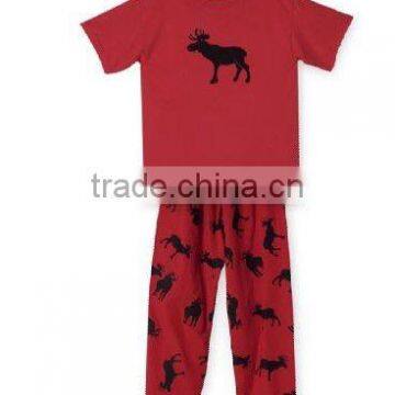 Moose Pajama Set