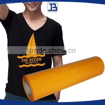 JiaBao Yellow Iron on Heat Transfer Vinyl Roll for T Shirt, 50cm*25m, total 8 colors available