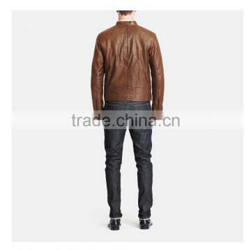 Retro Racer Leather Jacket photo-5