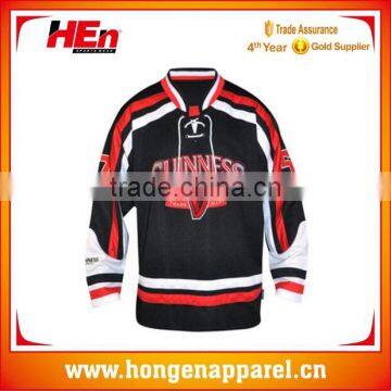 Hongen apparel 2016 custom reversible ice hockey jersey,custom reversible stylish ice hockey jersey