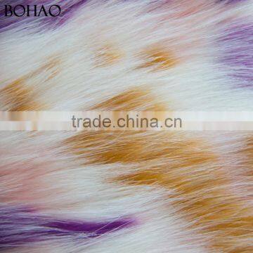 100% Acrylic Smooth Wholesale Artificial Colorful Faux Fur Fabric photo-4