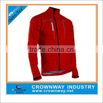 fashion men waterproof softshell jacket with adjustable cuff