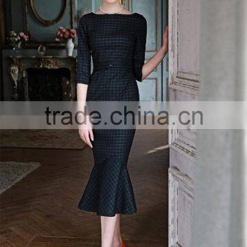 Fashion Design Ladies Elegent Fishtail Long Dress photo-3