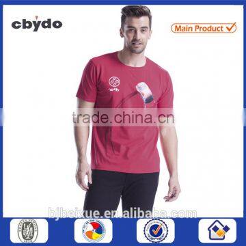 China supplier custom printed designer tshirts men cotton promotional tshirt