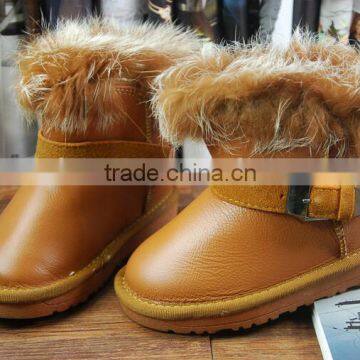 GZY Factory in China Cheap Mixed Thicken Kids Snow Boots photo-2