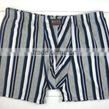Fashion Geometry Stripe Men Underwear High Quality Bamboo Fiber Men Boxer Briefs photo-2