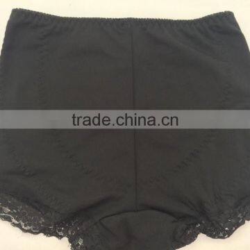 Fashion Style! 2015 New Arrival Black Color Briefs With Lace Comfortable Wearing Big Size Women Mommy Pants photo-2