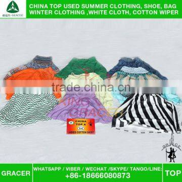 Low Price Good Quality Women Cotton Skirt Premium Used Clothing photo-4