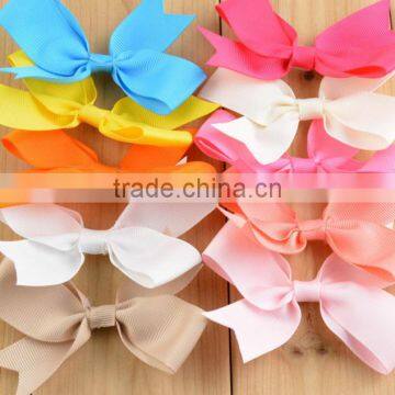 fashion ribbon bow tie hair clips mix style pretty hair accessories ribbon bow hairpin flower