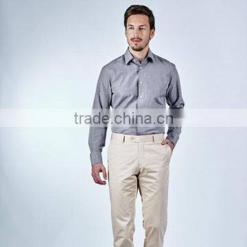 Men's 100% Cotton Long Sleeve Plaid Slim Fit Button Down Dress Shirt