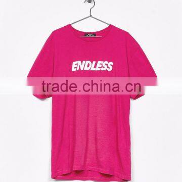 OEM Service Men Cotton Pink t Shhirt Manufacturing photo-4