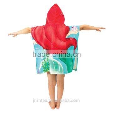 Microfiber Hooded Poncho Towel Forkids photo-4