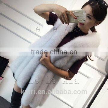 2017 New Faux Fur Women's Jackets Coats Winter Jacket Women Fox Fur Coat Hooded Collar Fur Vest Fashion Black Fpc-469 photo-6