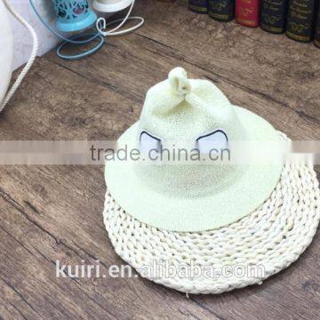 Cute Style Monster Funny Kids Sunhat Child Boy and Girls Outdoor Straw Hat Caps photo-3