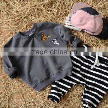 S16462A High Quality Kids Sweatshirt Wholesale Crewneck Sweatshirt photo-2
