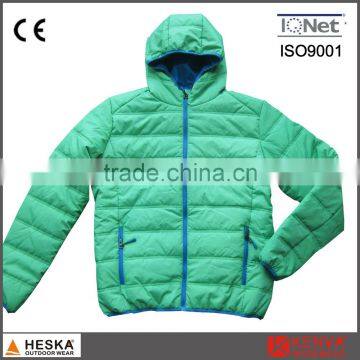 Melange Color Mens Winter Jacket Warm Quilted Padded Jacket photo-2