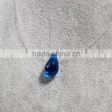 Wholesale Lemon Yellow Drop Lampwork Glass Charms Mermaid Tear Beads photo-3