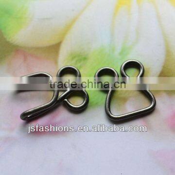 Fashion 8# big size corset hook and eyes decorative with antique silver color