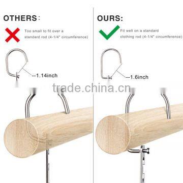Hot Sales Metal Wonder Clothes Hanger With Activity Hook photo-3