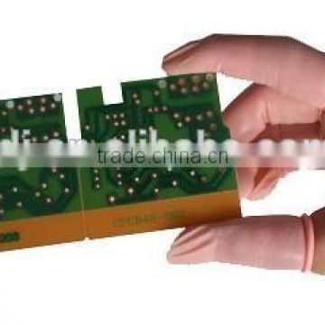 Antistatic disposable latex fingertips