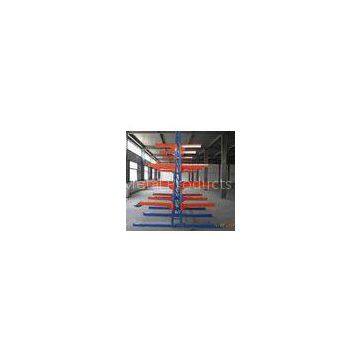 Heavy Duty Blue / Grey Cantilever Racking System 300 - 1000KG for Drugstore