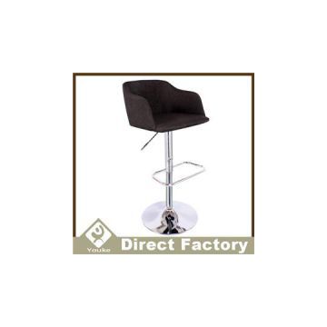 Low Back Swivel Adjustable Custom Fabric Bar Stools