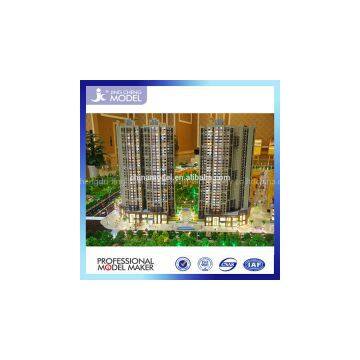 Residential scale architectural model making for real estate developer