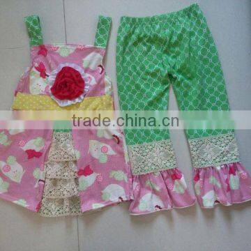 Cheap Children Clothes Easter Outfits Girls Boutique Clothing Spring 2016 Easter Bunny Knit Cotton Set photo-6