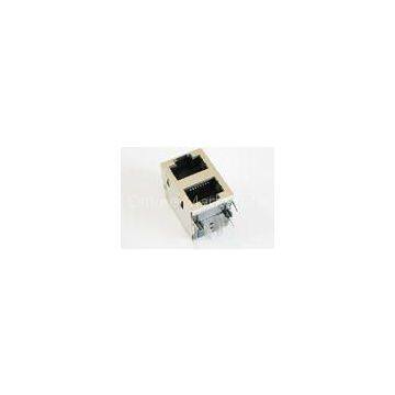 2 X 1 Port 10 / 100 / 1000M Stacked RJ45 , Female Magnetic RJ45 xDSL Modem