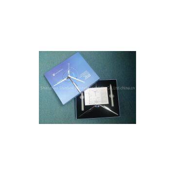 Silver Metal Windmill for Company Gifts photo-3