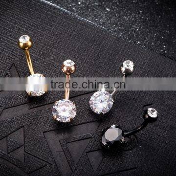 Big Fashion Crystal Magnetic Navel Button Belly Ring Display photo-6