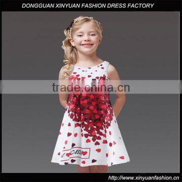 Girls Baby Sleeveless Printed Party Prom Dress Wholesale Dress Kids princess