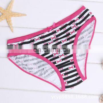 Wholesale 100 % Cotton Print Kids Underwear /Cartoon Print Girl Briefs Kids Underwear photo-2