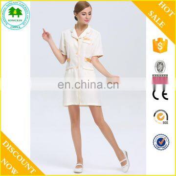 Latest fashion women work wear beauty salon uniform coverall