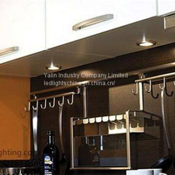 Round LED Cabinet Light, Wardrobe Disc Lamp With 4 or 6 Way Splitter, Ultrathin Showroom Furniture Spotlight photo-4