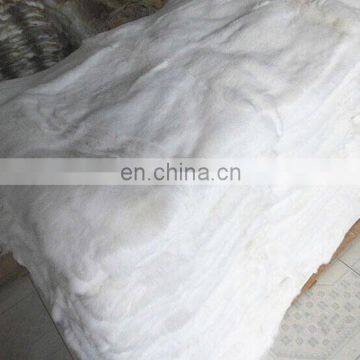 Factory wholesale thick and soft real rabbit fur fabric