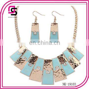 New arrival style short necklace earring Jewelry Set 2014