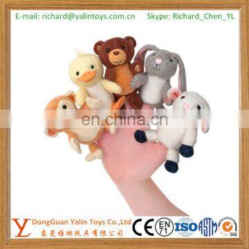 children animals finger puppet toy